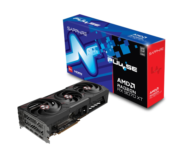 SAPPHIRE Radeon RX 9070 XT Pulse 16GB GDDR6 - 1321570 - zdjęcie